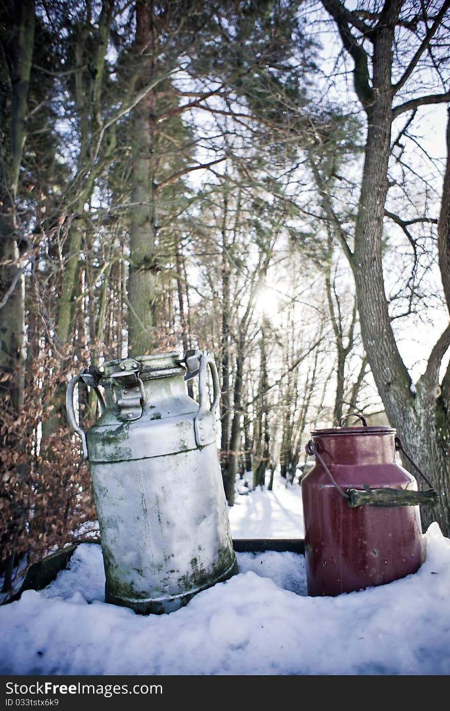 Nostalgic Milk Cans