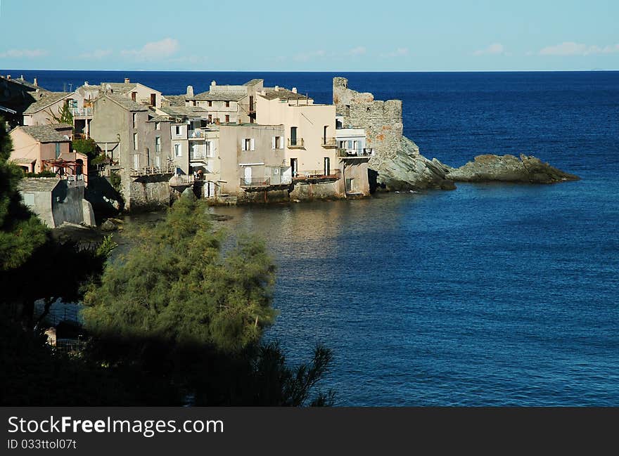 Erbalunga village, Corsica, France