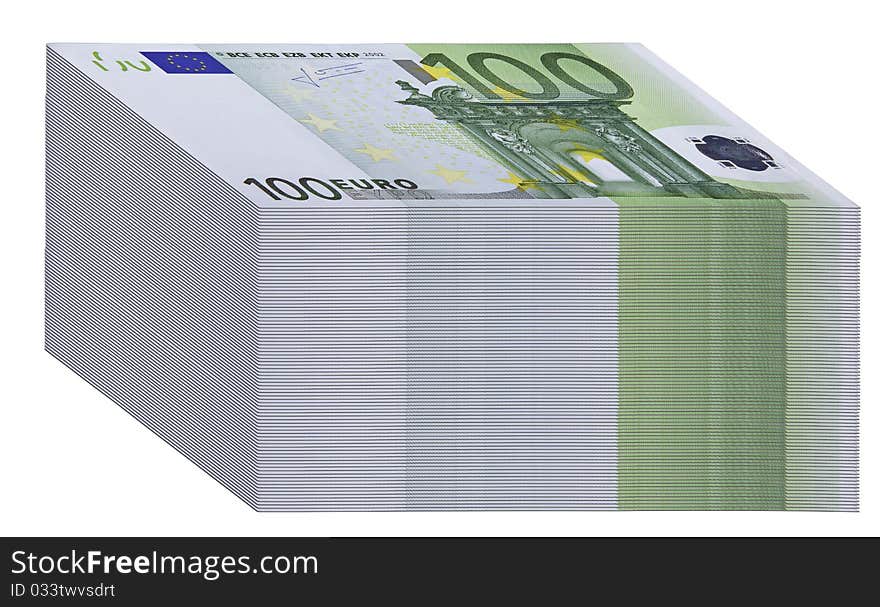 This image shows a stack of banknotes. This image shows a stack of banknotes