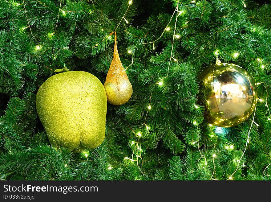 Outdoor Christmas tree