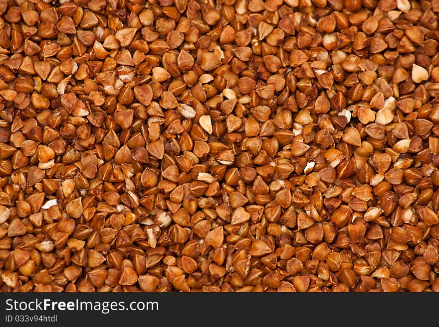 Buckwheat texture or background or pattern