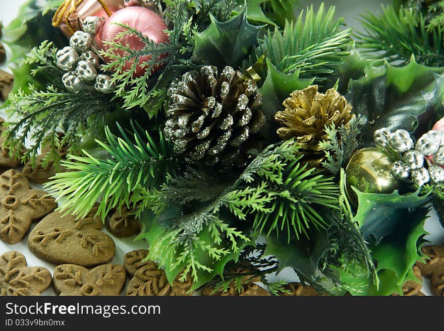 Green Christmas Garland