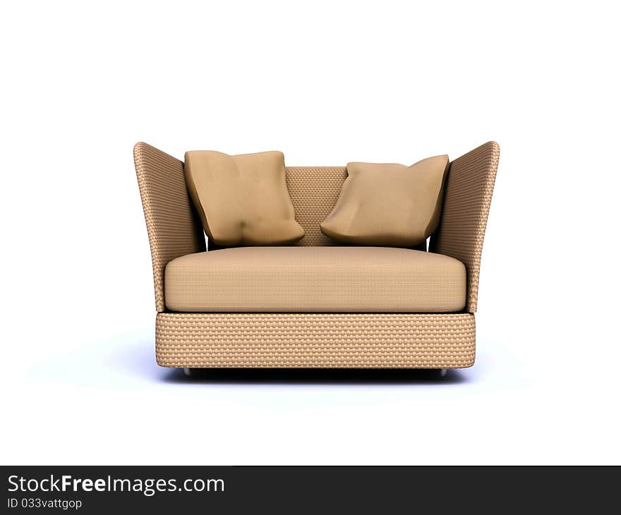 Small sofa for one or two person. Small sofa for one or two person