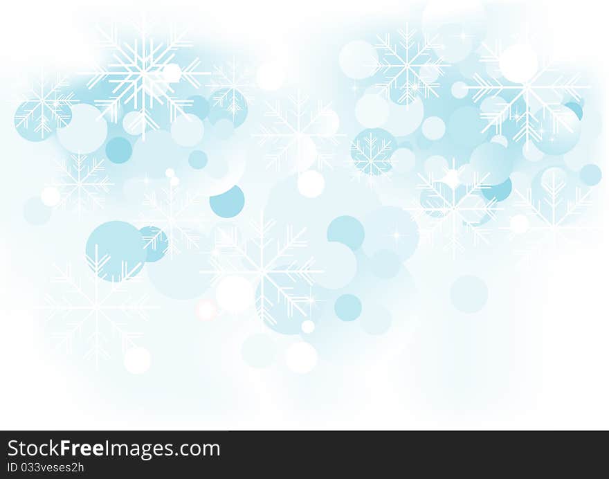 Abstract Christmas background, illustration