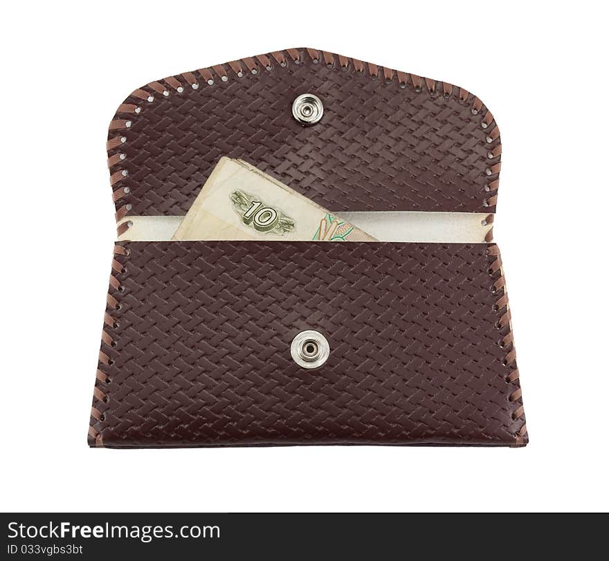 Brown purse