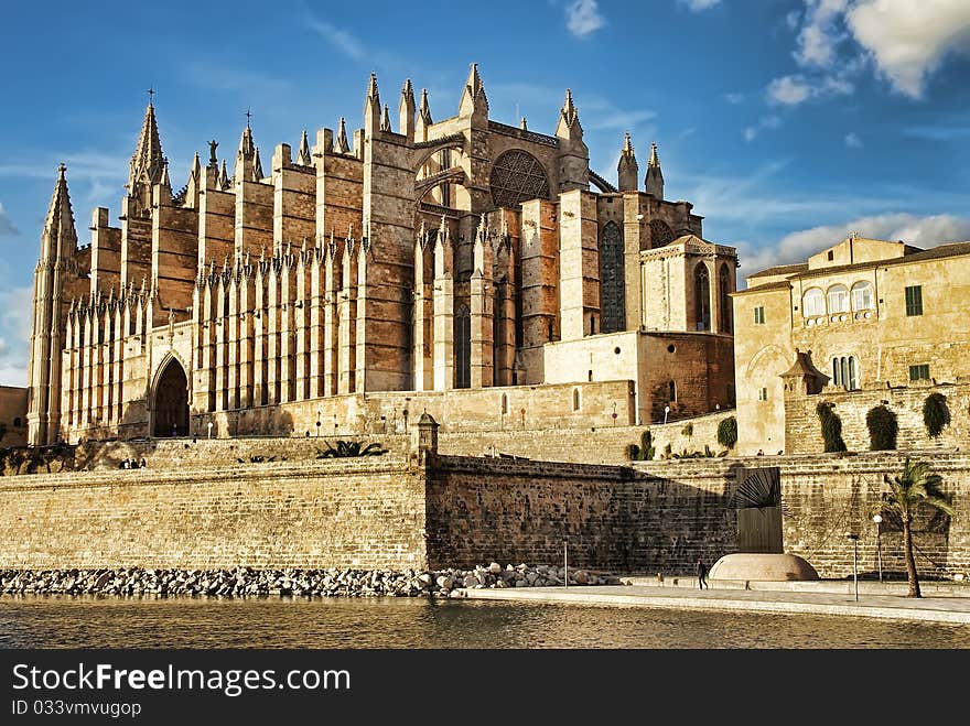 Gothic Cathedral of Palma de Mallorca (Balearic Islands - Spain)