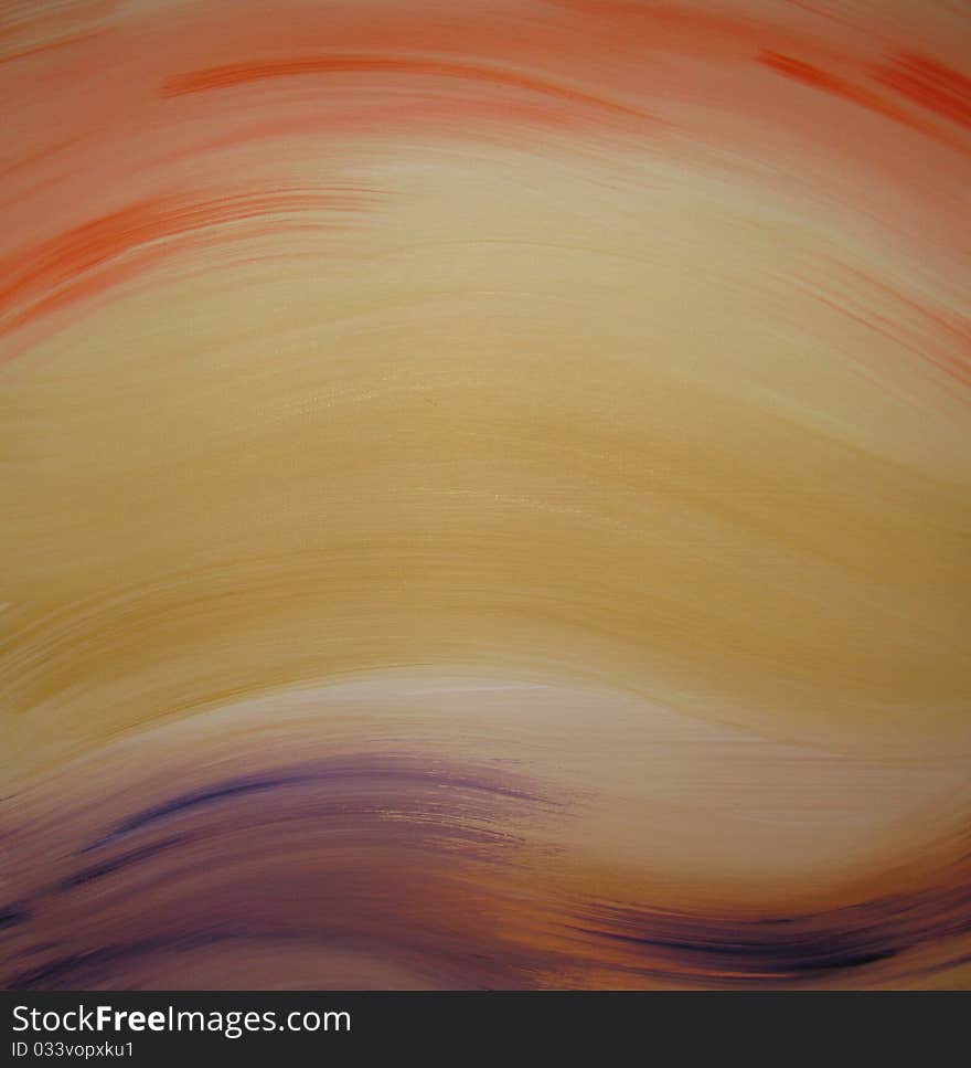 Soft and bold brush strokes of acrylic and latex paint creating an abstract background on canvas. Soft and bold brush strokes of acrylic and latex paint creating an abstract background on canvas