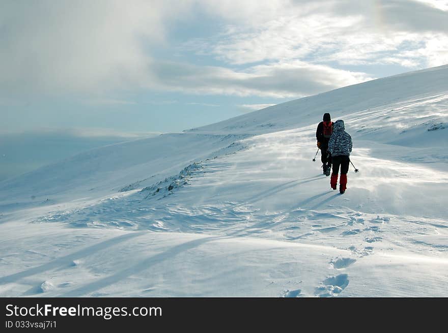 People In Mountains