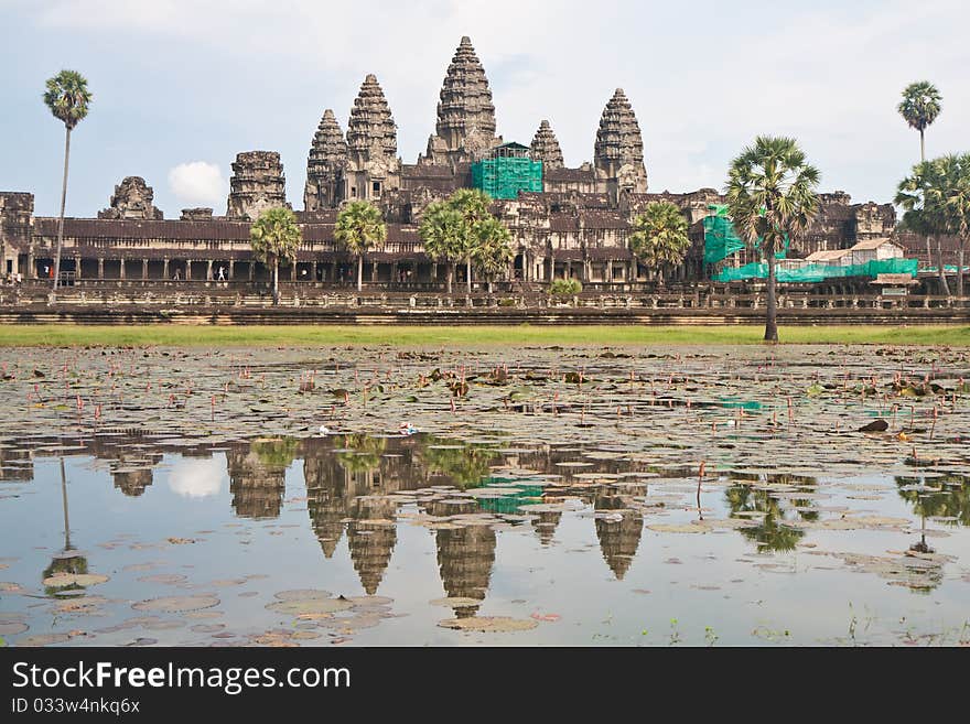 The angkor wat have a reconstruct. The angkor wat have a reconstruct