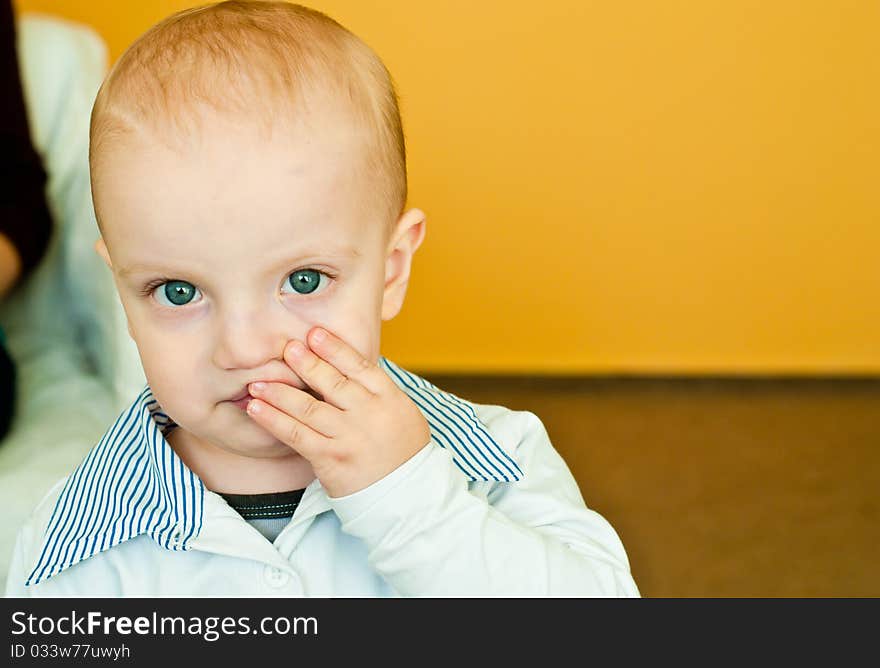 Portrait of a young boy