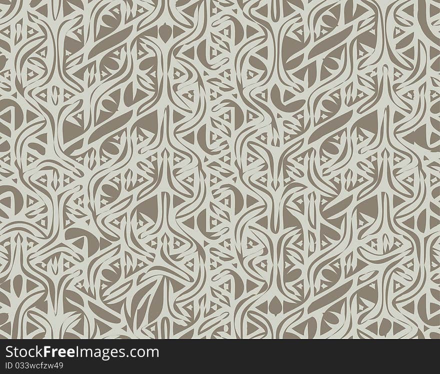 Abstract seamless floral background vector illustration