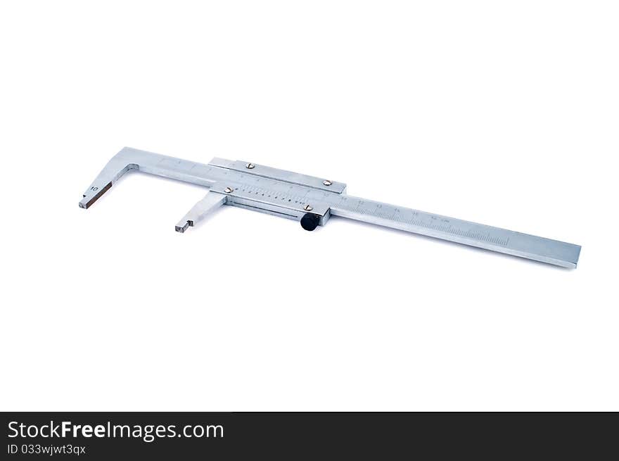 Single isolated caliper against the white background