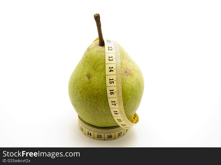 Pears on tape measure