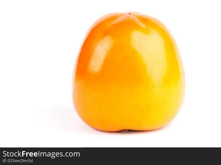 Persimmon isolated on white background