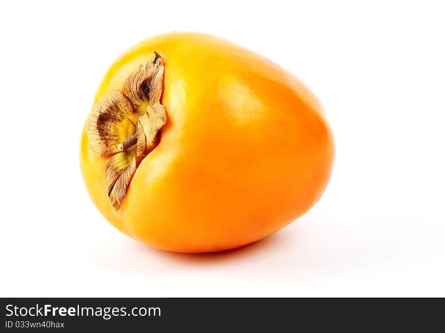 Persimmon isolated on white background