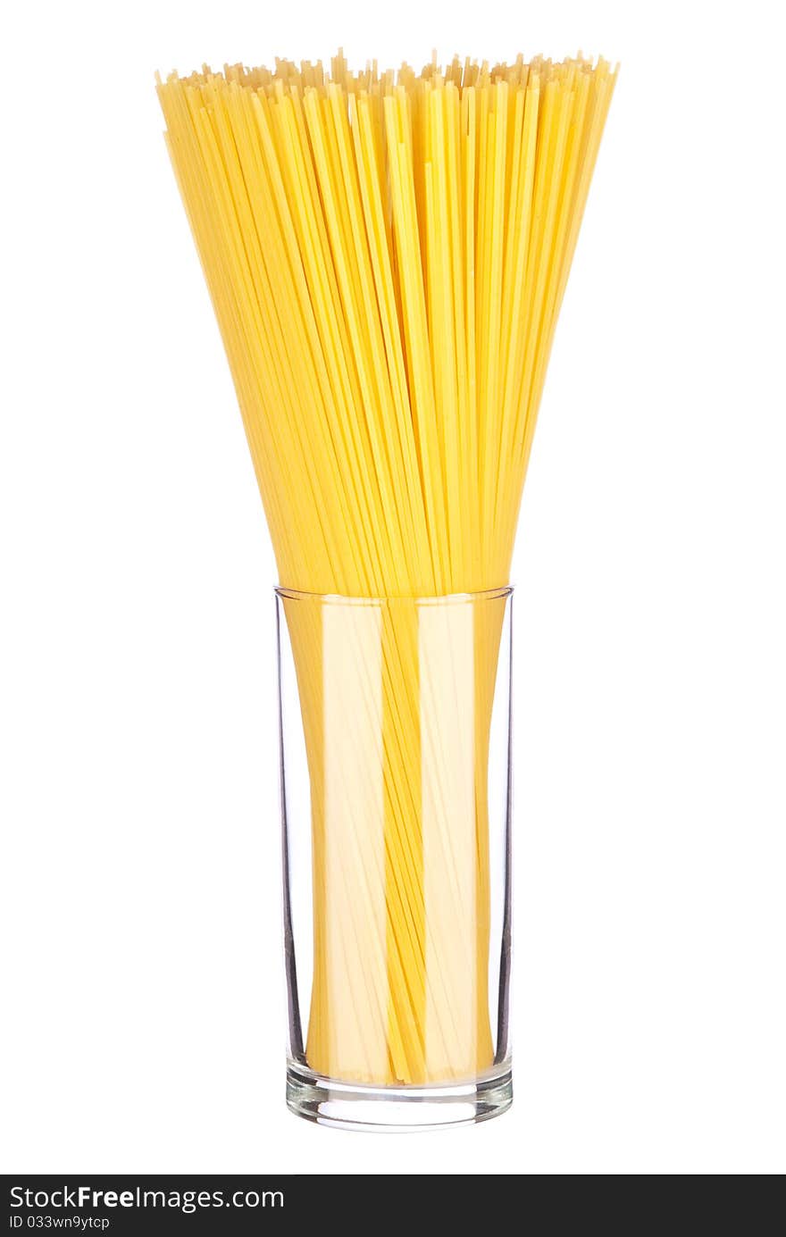 Spaghetti in a glass