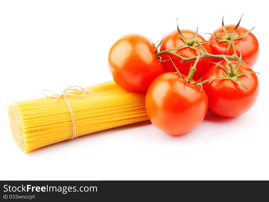 Spaghetti with tomatoes