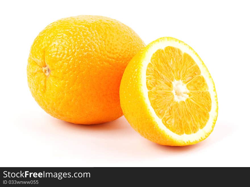 Orange isolated on a white background