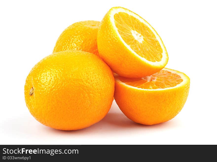 Orange isolated on a white background