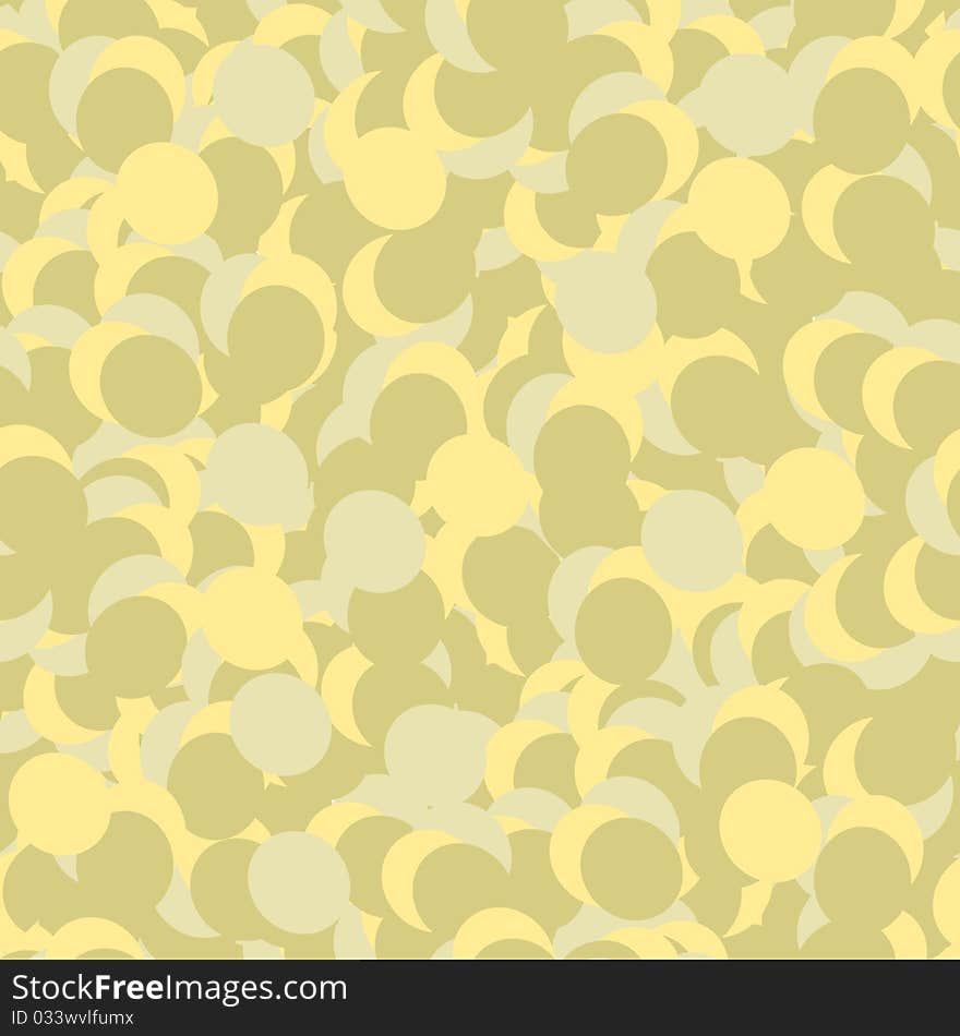 Seamless abstract floral texture in green and yellow shades