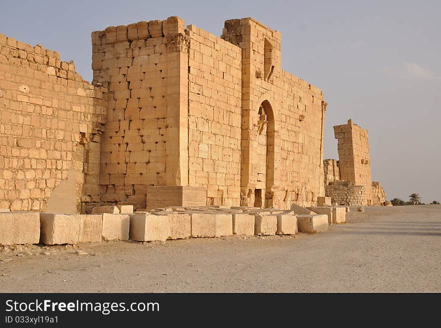 City of Palmyra-Temple of Bel. City of Palmyra-Temple of Bel