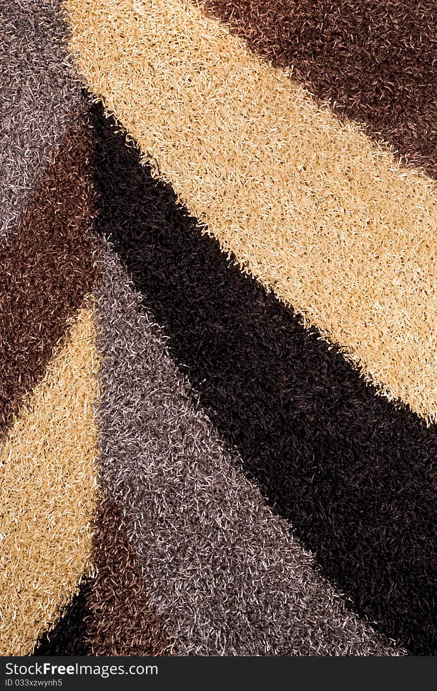 Abstract Shapes Wool Carpet Texture