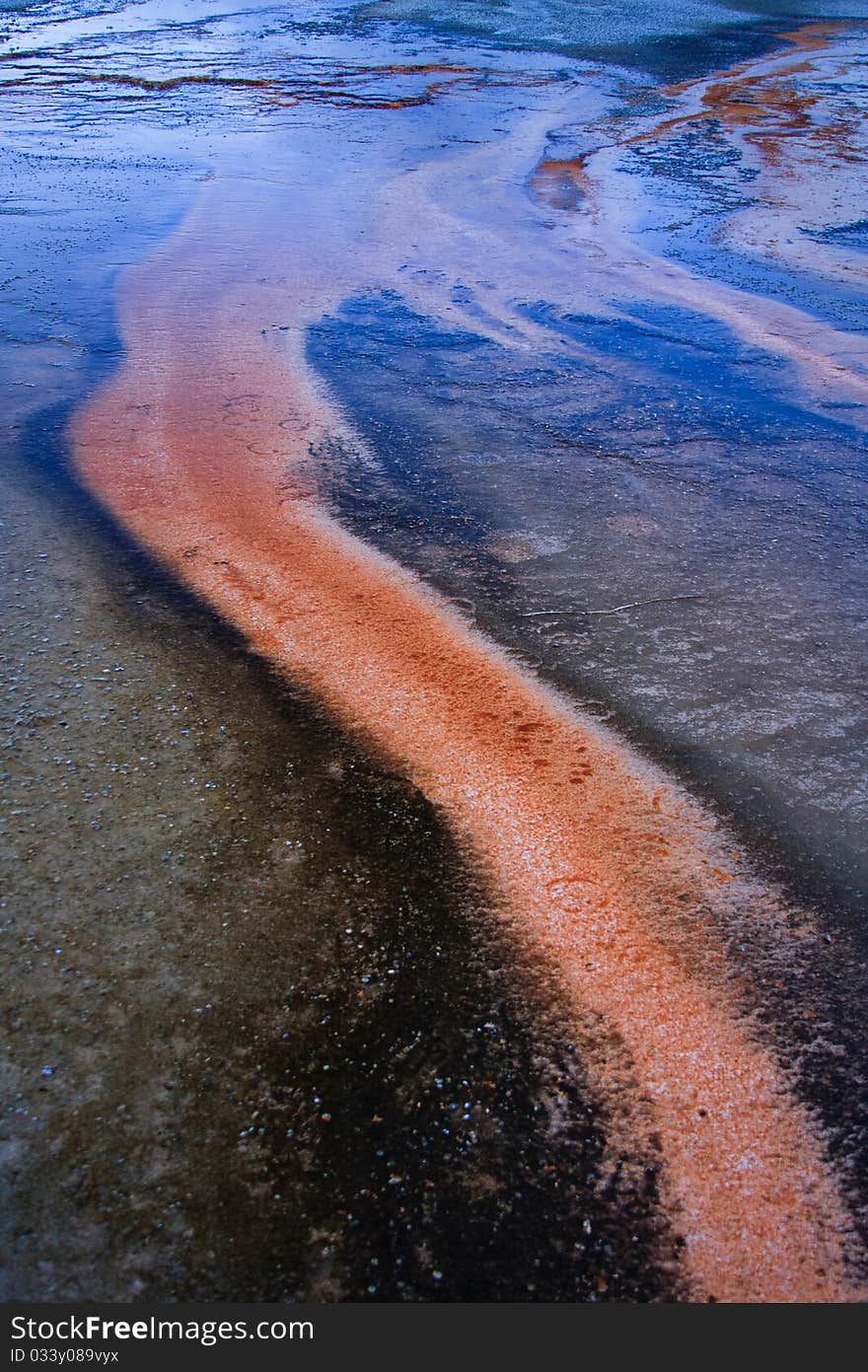 Black Sand Basin Abstract, Yellowstone