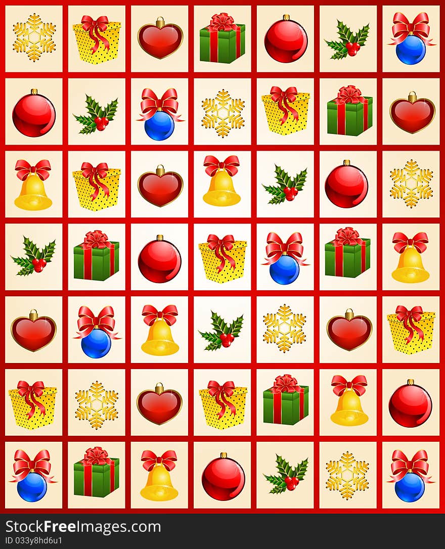 Christmas background with gifts