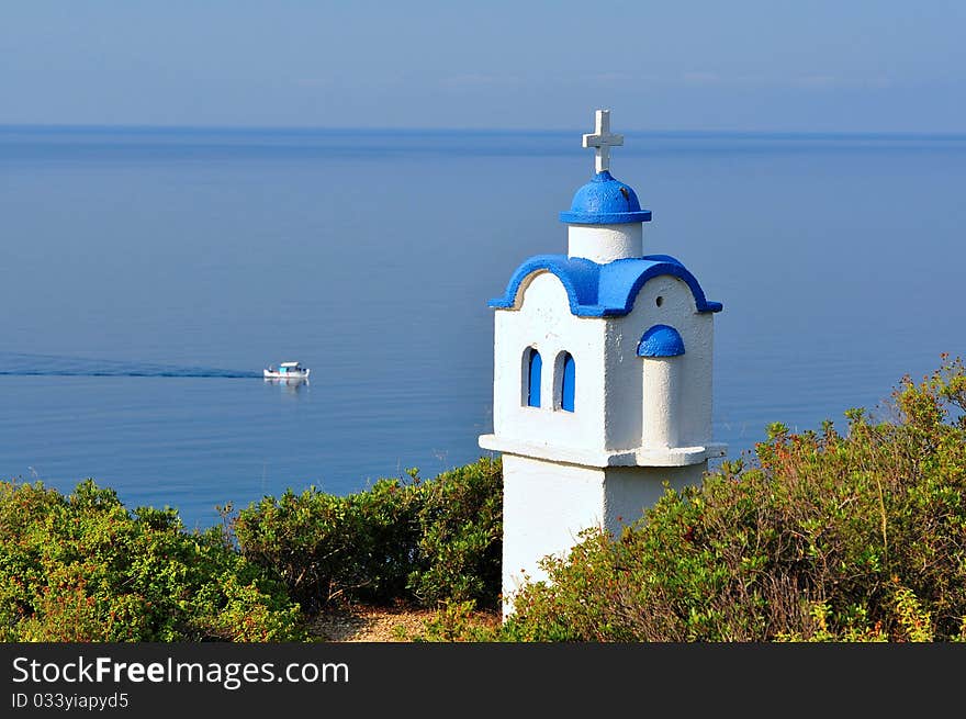 Icon of Christianity on island Thassos, Greece. Icon of Christianity on island Thassos, Greece.