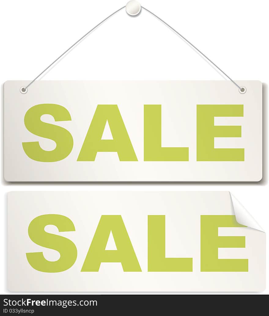 Sale signs