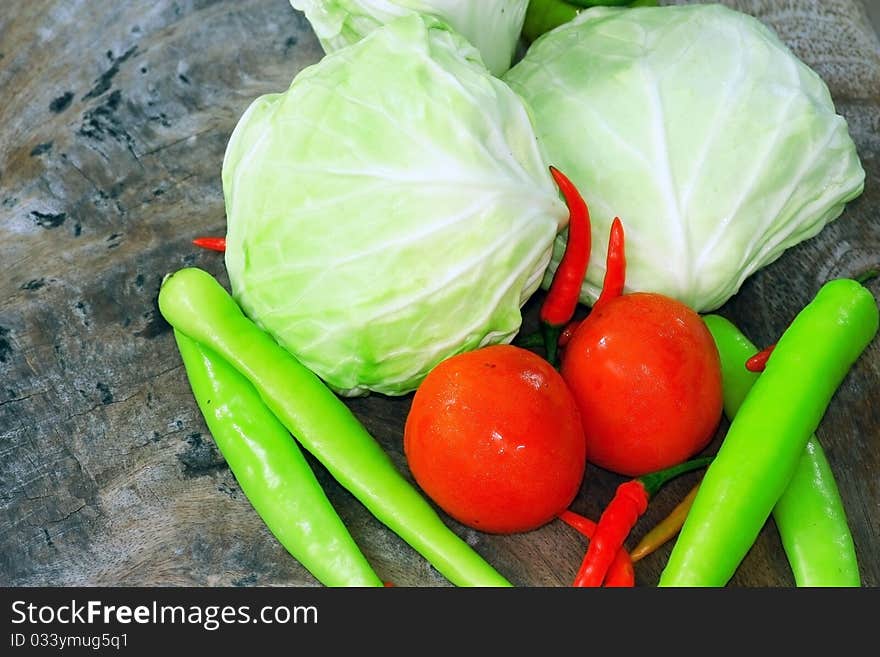 Fresh vegetables