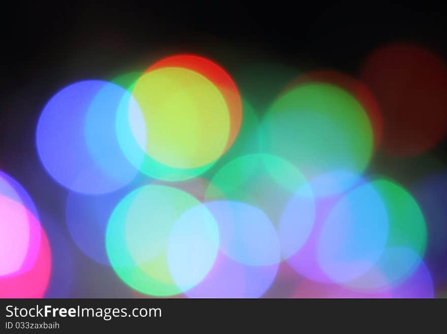 Blurred Background With Lights