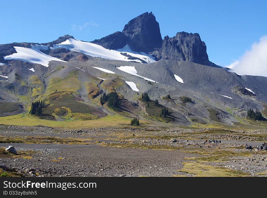 View of Black Tusk in British Columbia, Canada