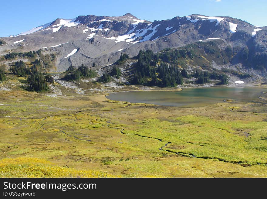 Coast mountains in British Columbia, Canada, Garibaldi Provincial Park