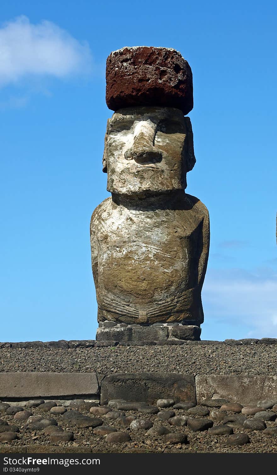 Moai in Rano Raraku, Easter Island, Chile. Moai in Rano Raraku, Easter Island, Chile.