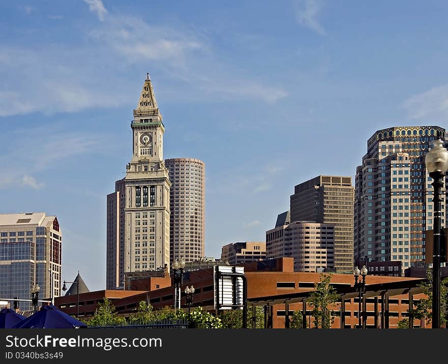 Boston skyscrapers: Custom House Tower