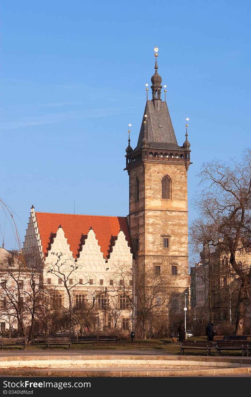 Prague At Sunset