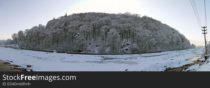 Frozen hill