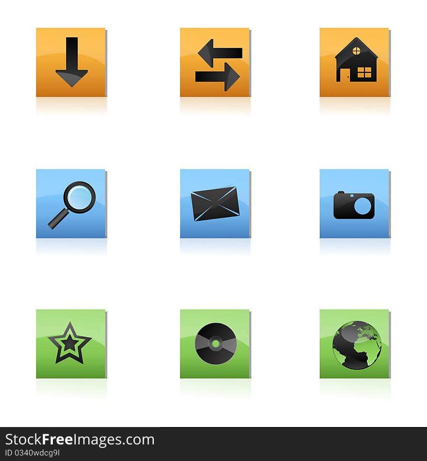 Web icons