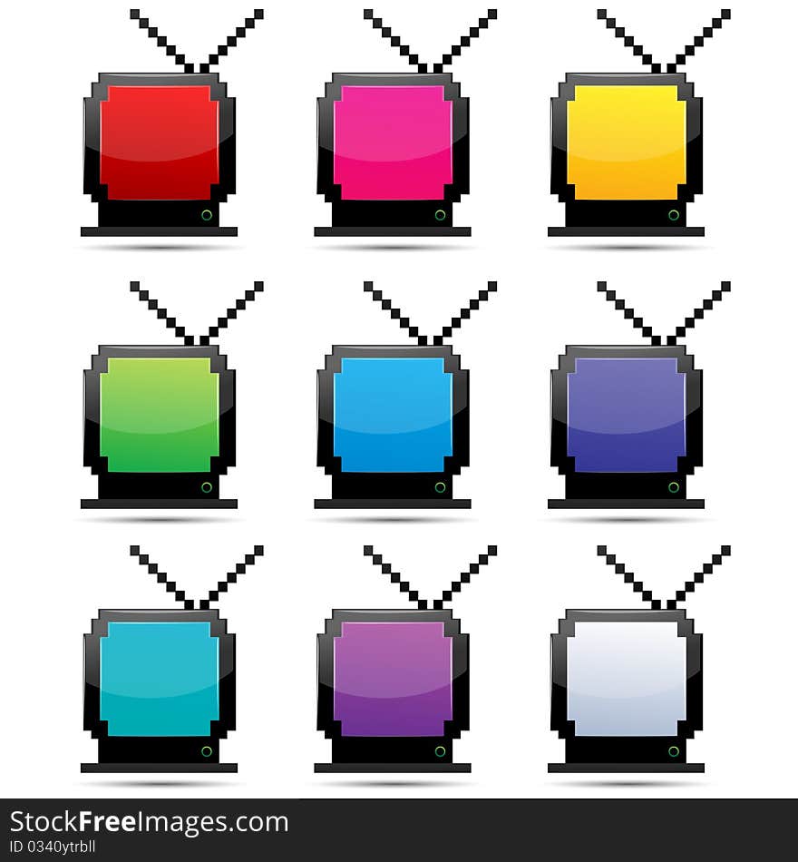 Colorful Tv Sets