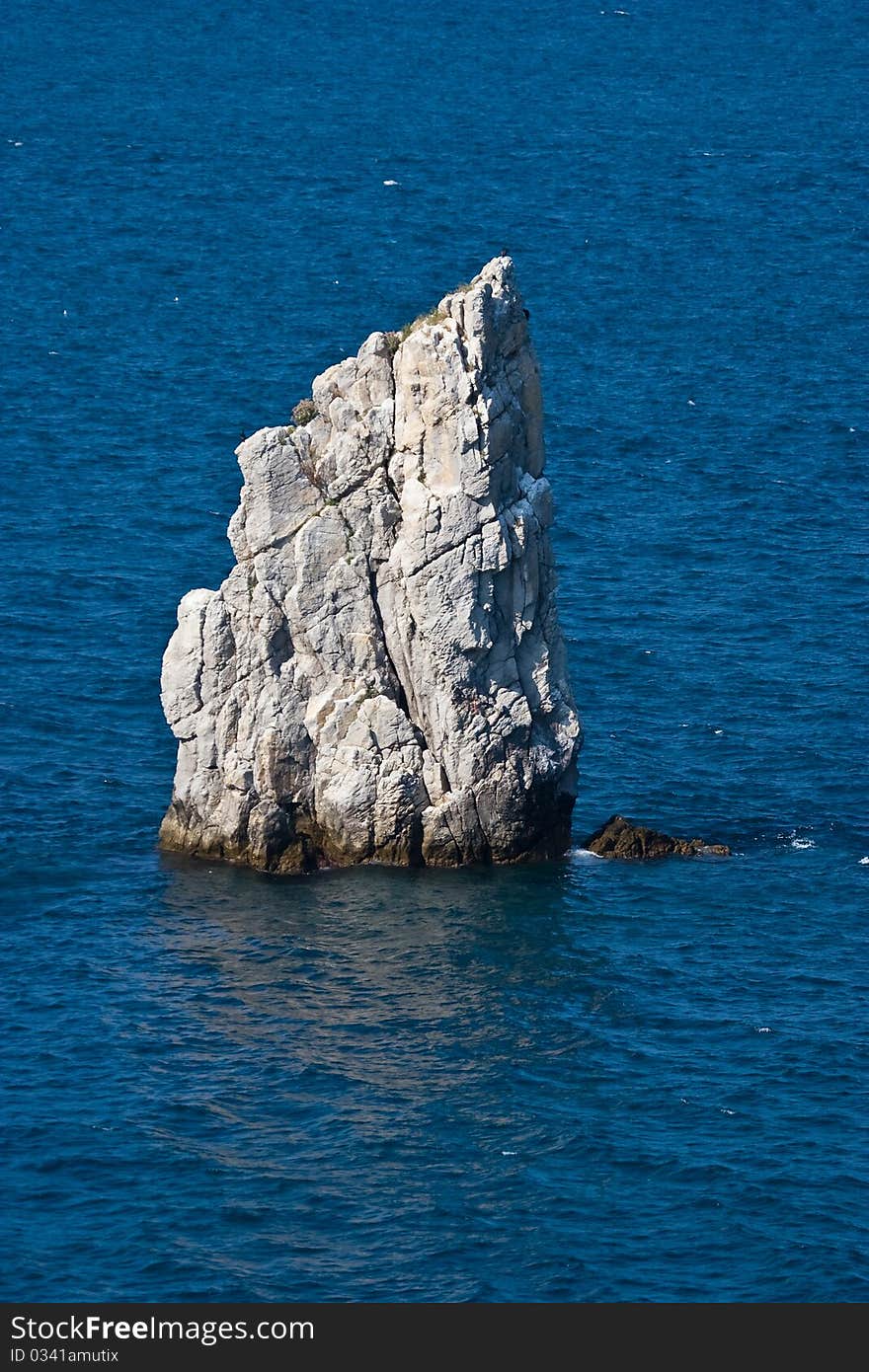 "Sail" rock near Gaspra, Crimean peninsula.