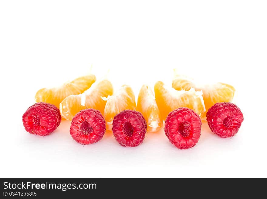 Raspberries And Tangerines