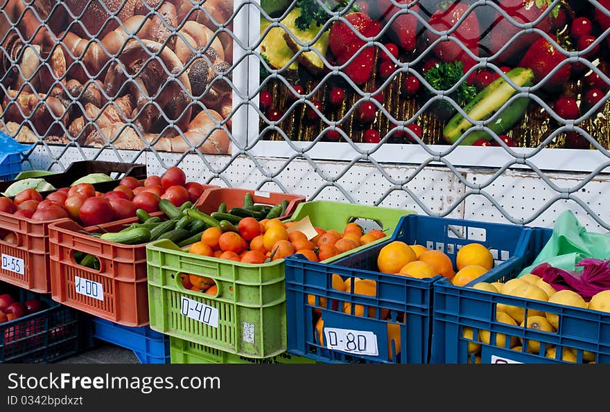 Fruit and vegetable market