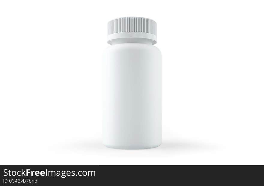 White bottle with empty face isolated on white background. XXXL image with clipping path. White bottle with empty face isolated on white background. XXXL image with clipping path.