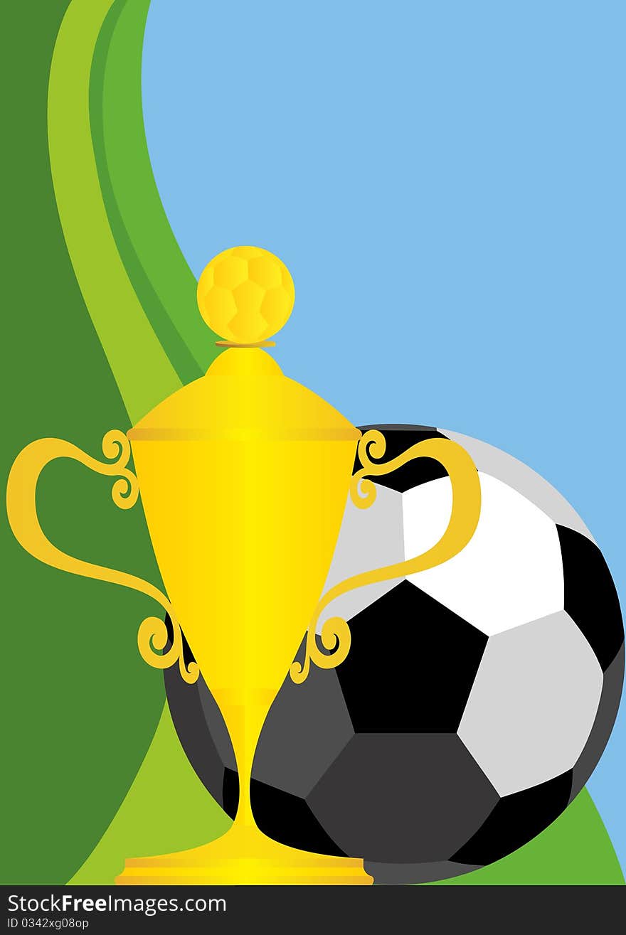 Prize cup football