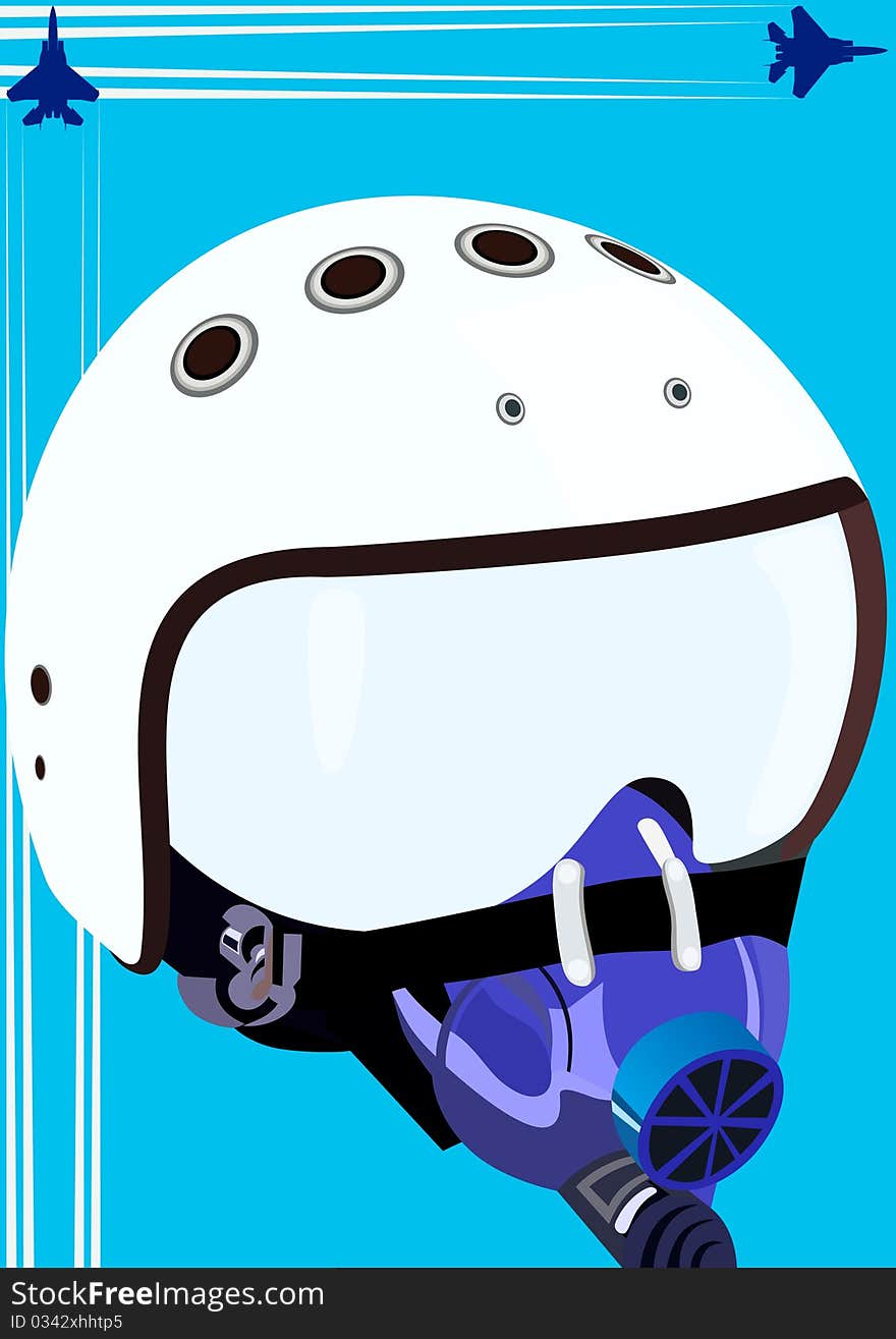 Pilot helmet