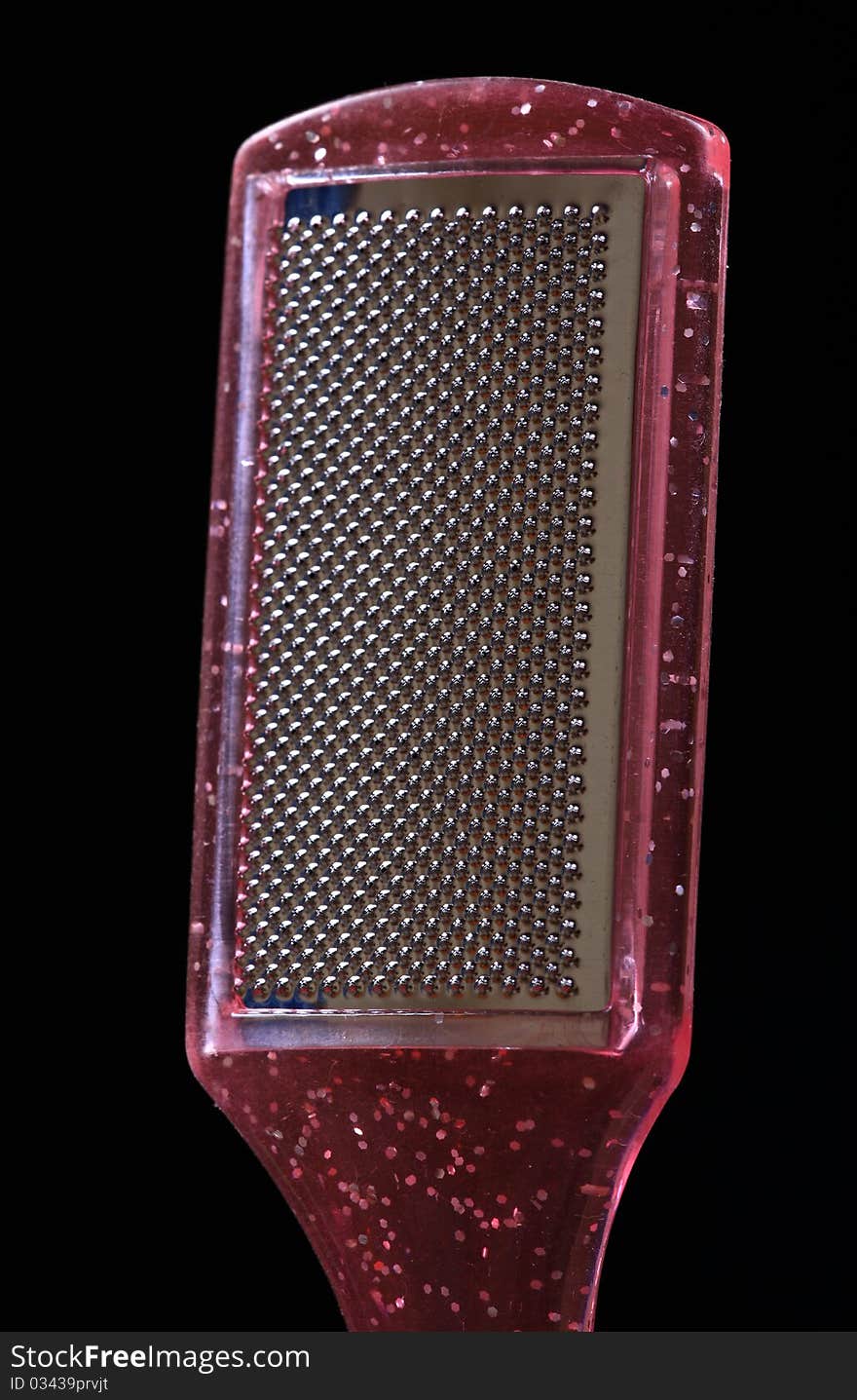 Metal foot scrubber