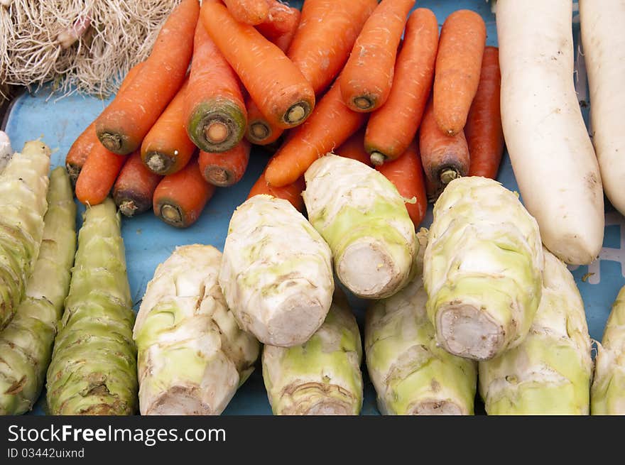 Vegetable stalls, farmers market, vegetables