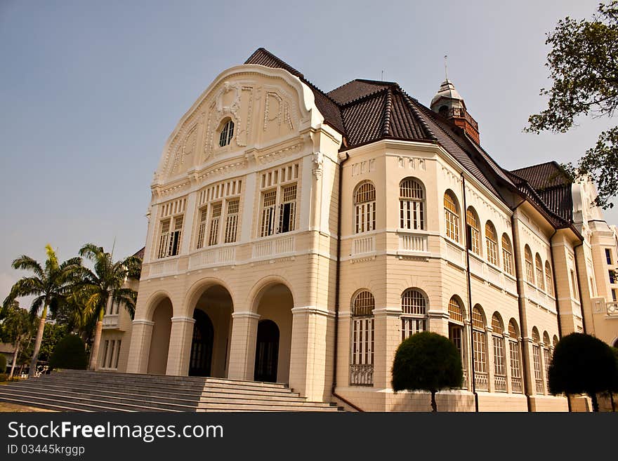 The old royalty house of Thai dynasty. The old royalty house of Thai dynasty