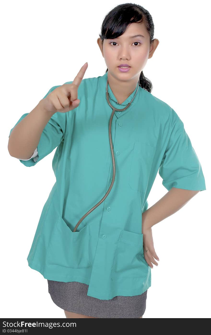 Surgeon Wearing Scrub